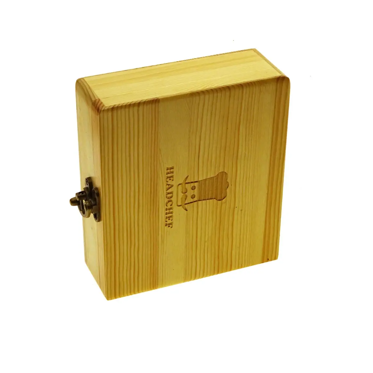 Headchef Storage Box - Caja de almacenamiento de madera de pino