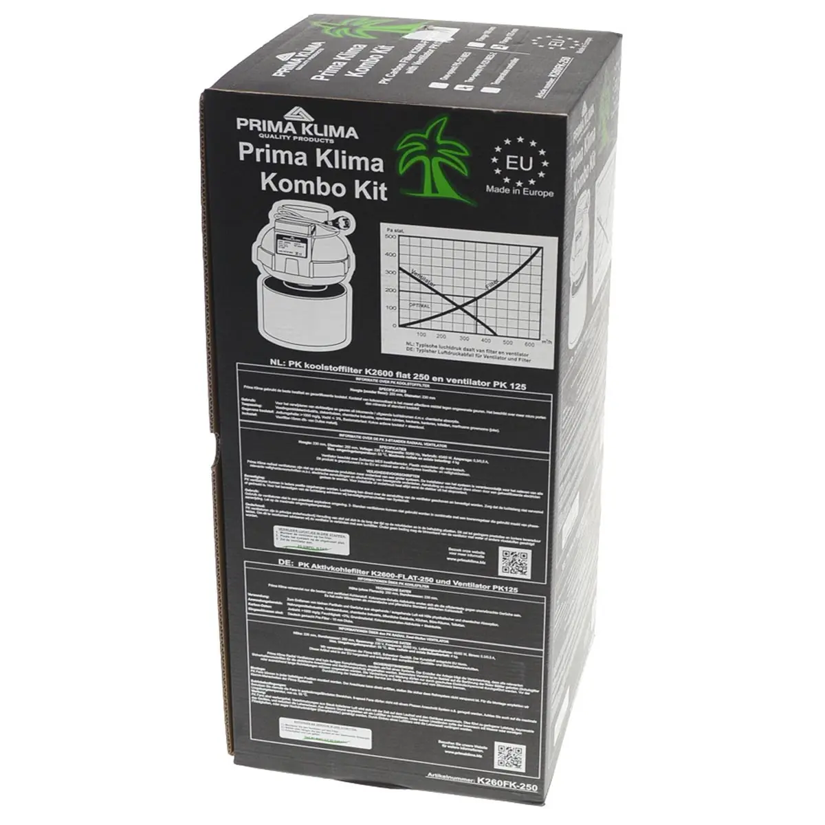 PrimaKlima Combo-Kit 2-Speed ventilador + filtro