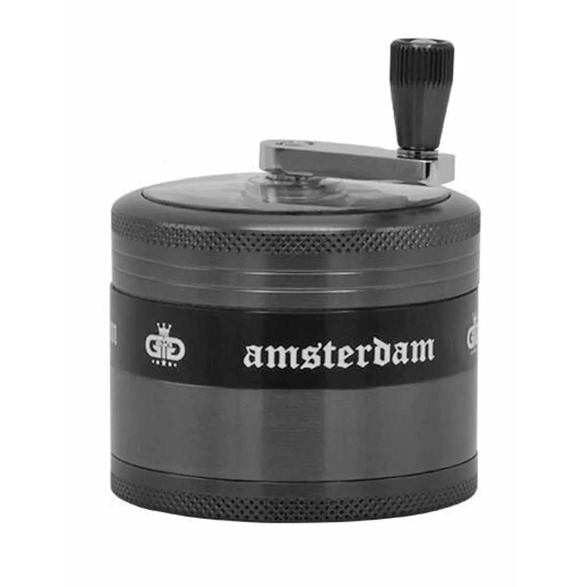 Grace Glass Amsterdam Molino de manivela - negro 63mm 