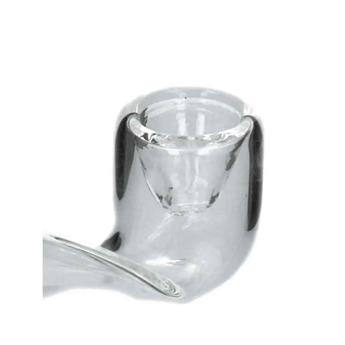 Pipa de vidrio US "WEED PIPE" 14cm