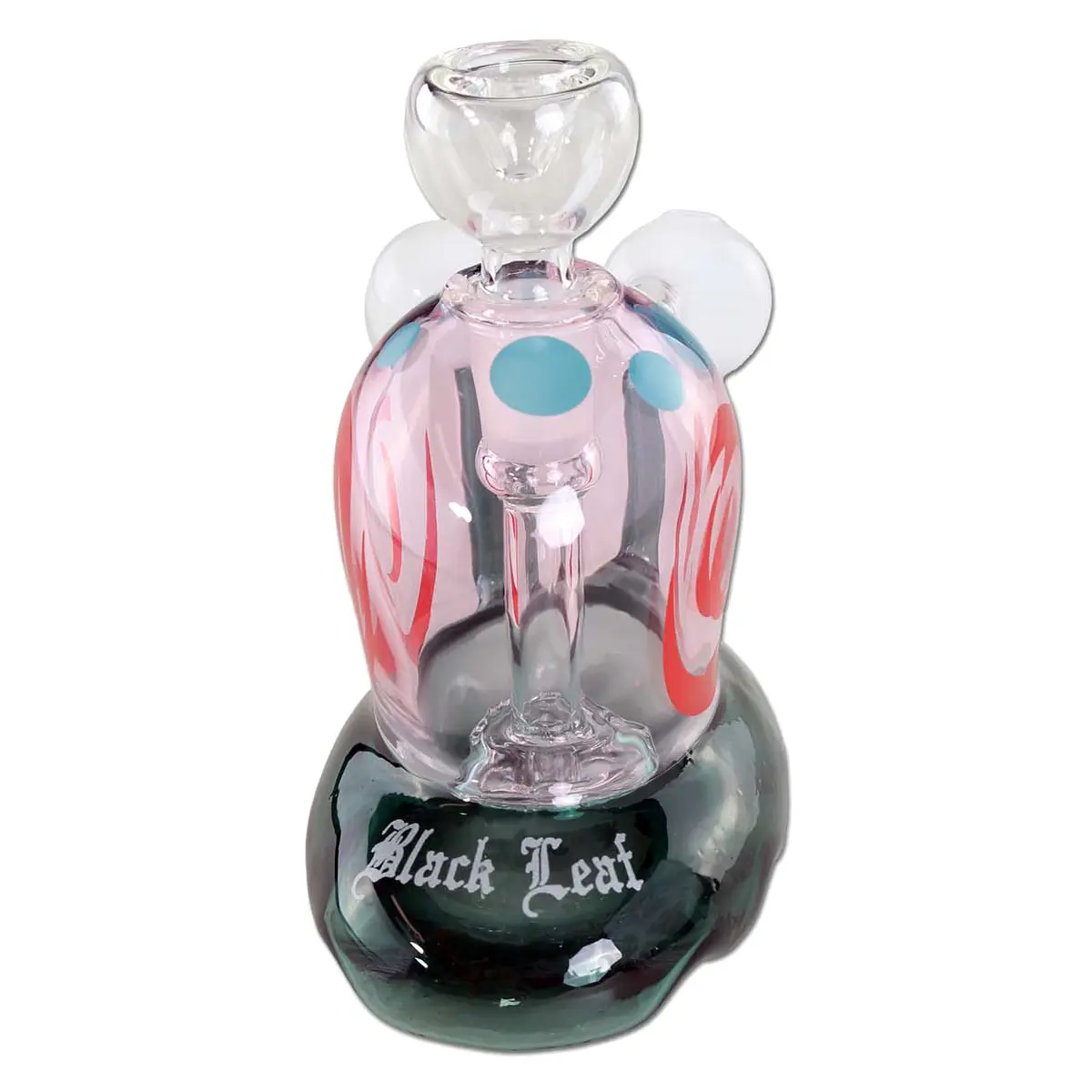 Black Leaf bong de vidrio 'Snail'
