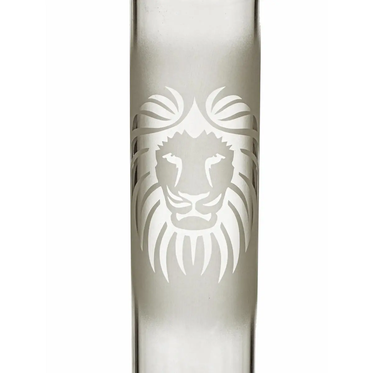 Bong de cristal León arenado Rasta 18.8mm
