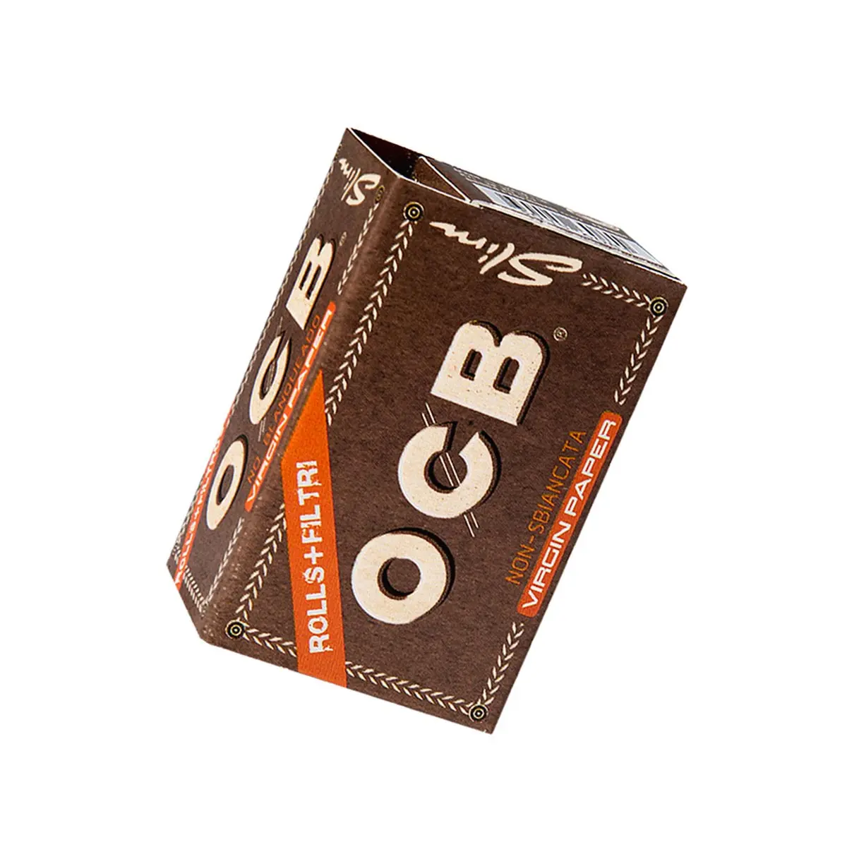OCB Unbleached Virgin Rolls sin blaquear + filtros