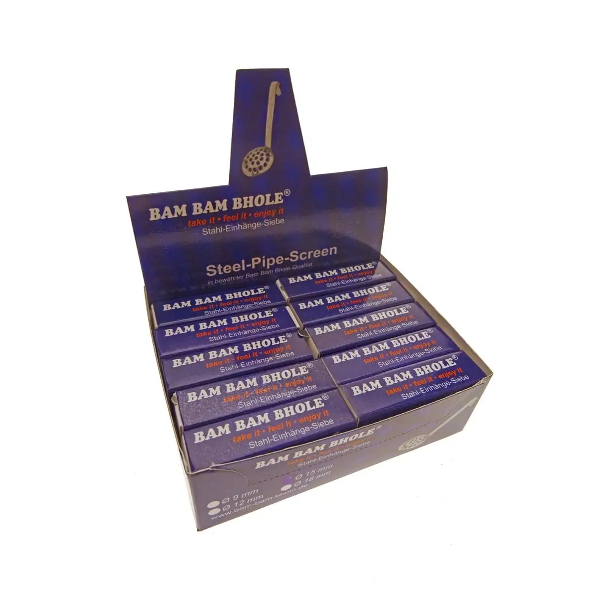 Rejillas tipo cuchara - 15mm - 60 uds.