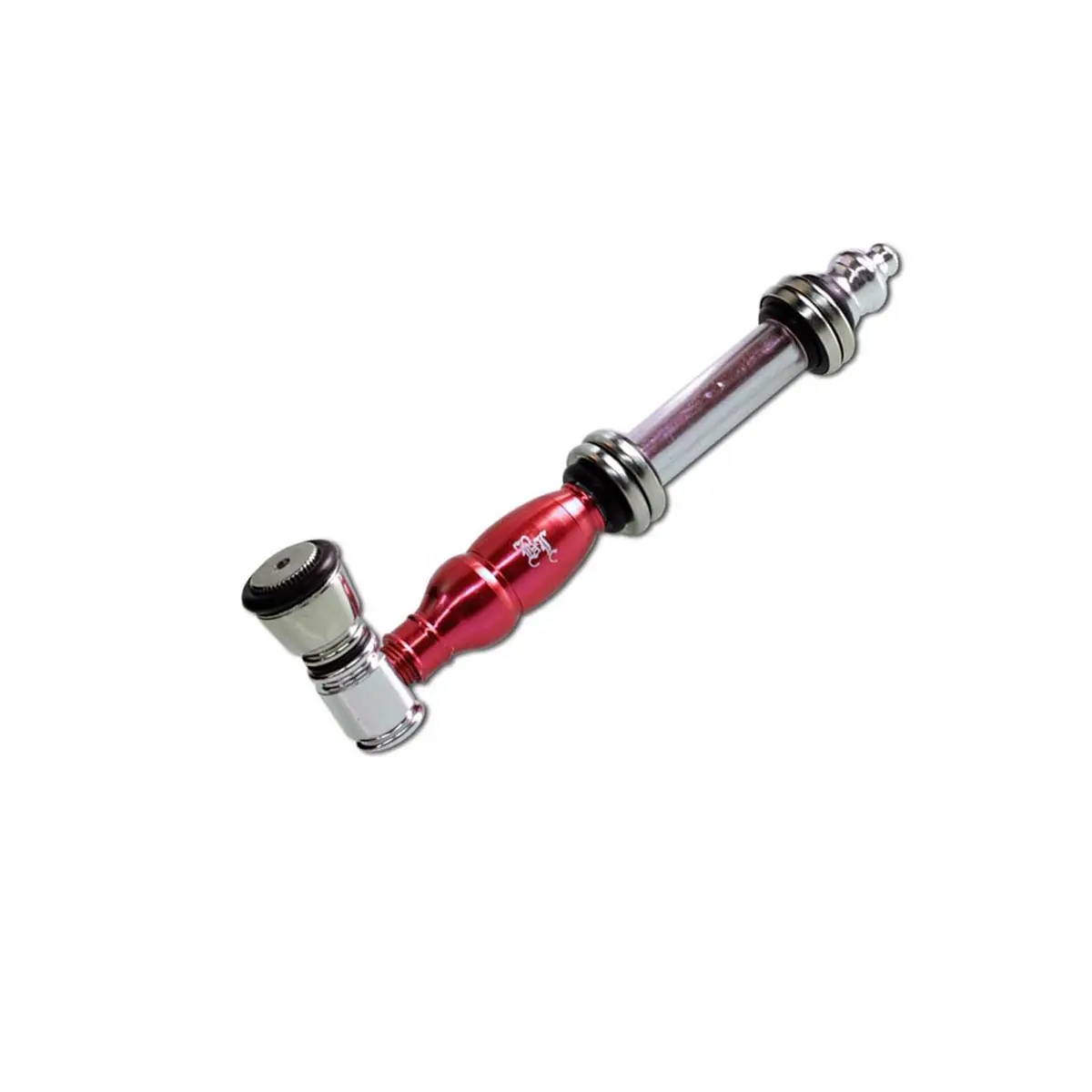 RR Kawumm pipa con carbón activo, con adaptador atornillado - Rojo
