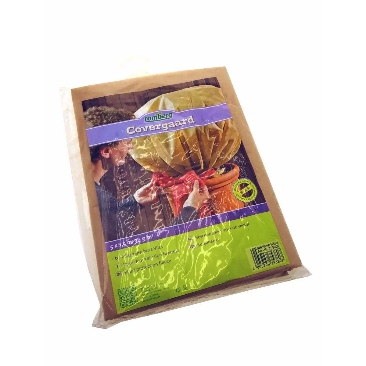 Vellocino  protección de Invierno, 5 x 1,5 m, 30 g / m²