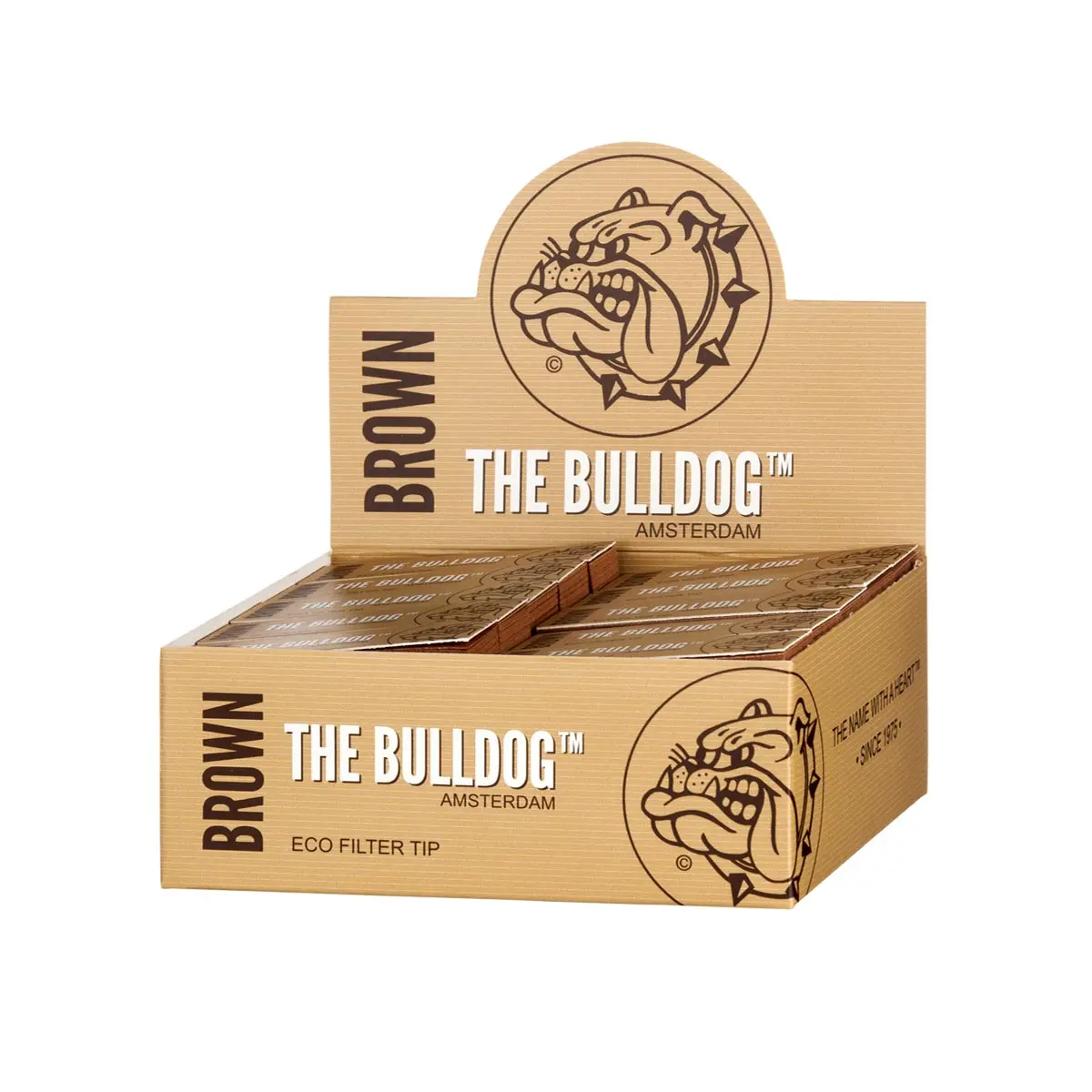The Bulldog - Brown ECO Filtros de cartón