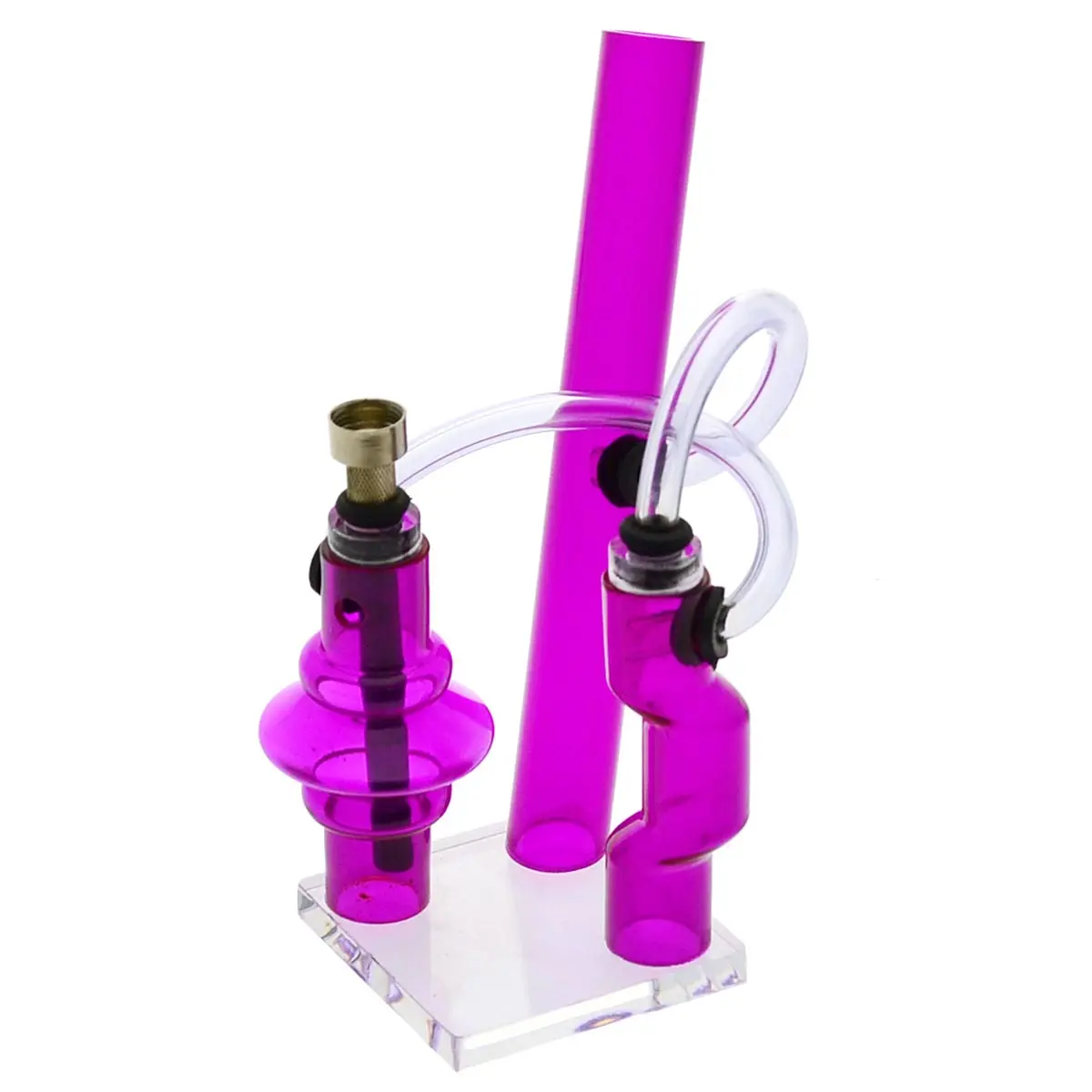Bong de acrílico con triple cámara "Triple Power Plant" 12 cm