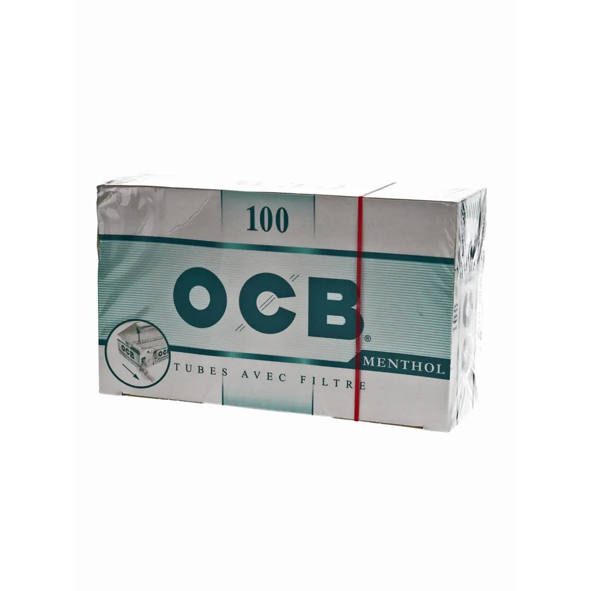 Tubos de cigarrillos OCB mentol - 100 tubos