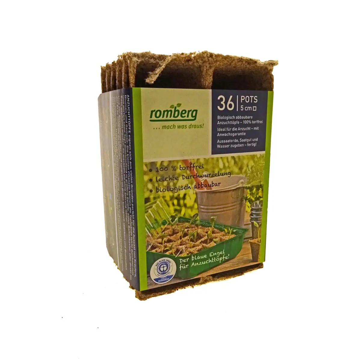 Macetas de cultivo Romberg 5cm - 36 piezas