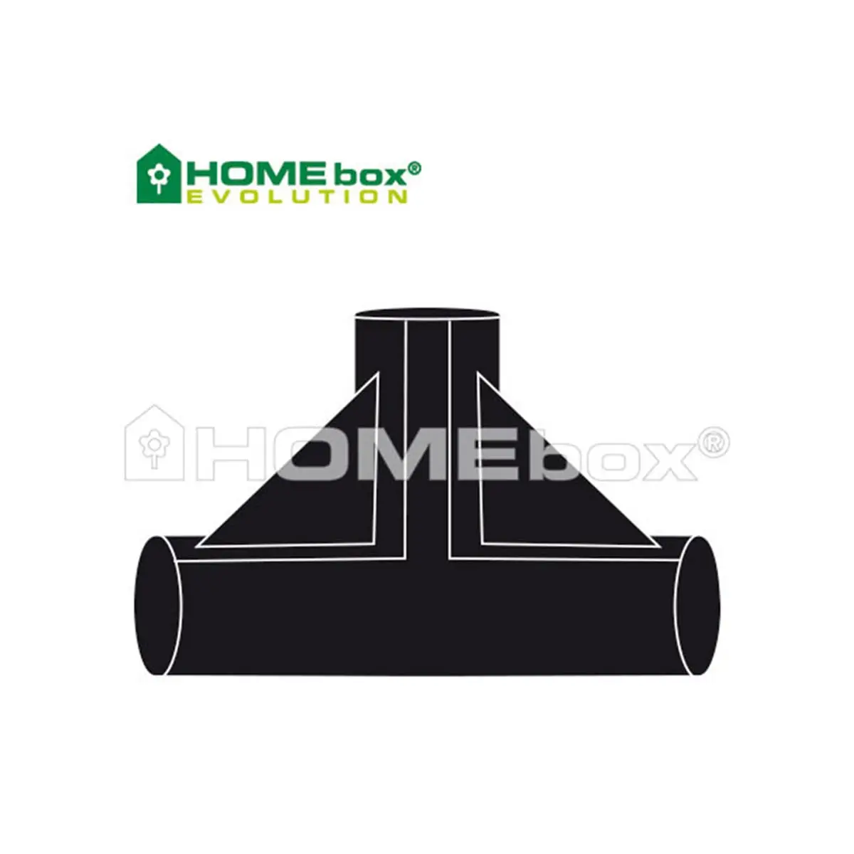 HOMEbox recambio T-conectores 2 Pack 22mm