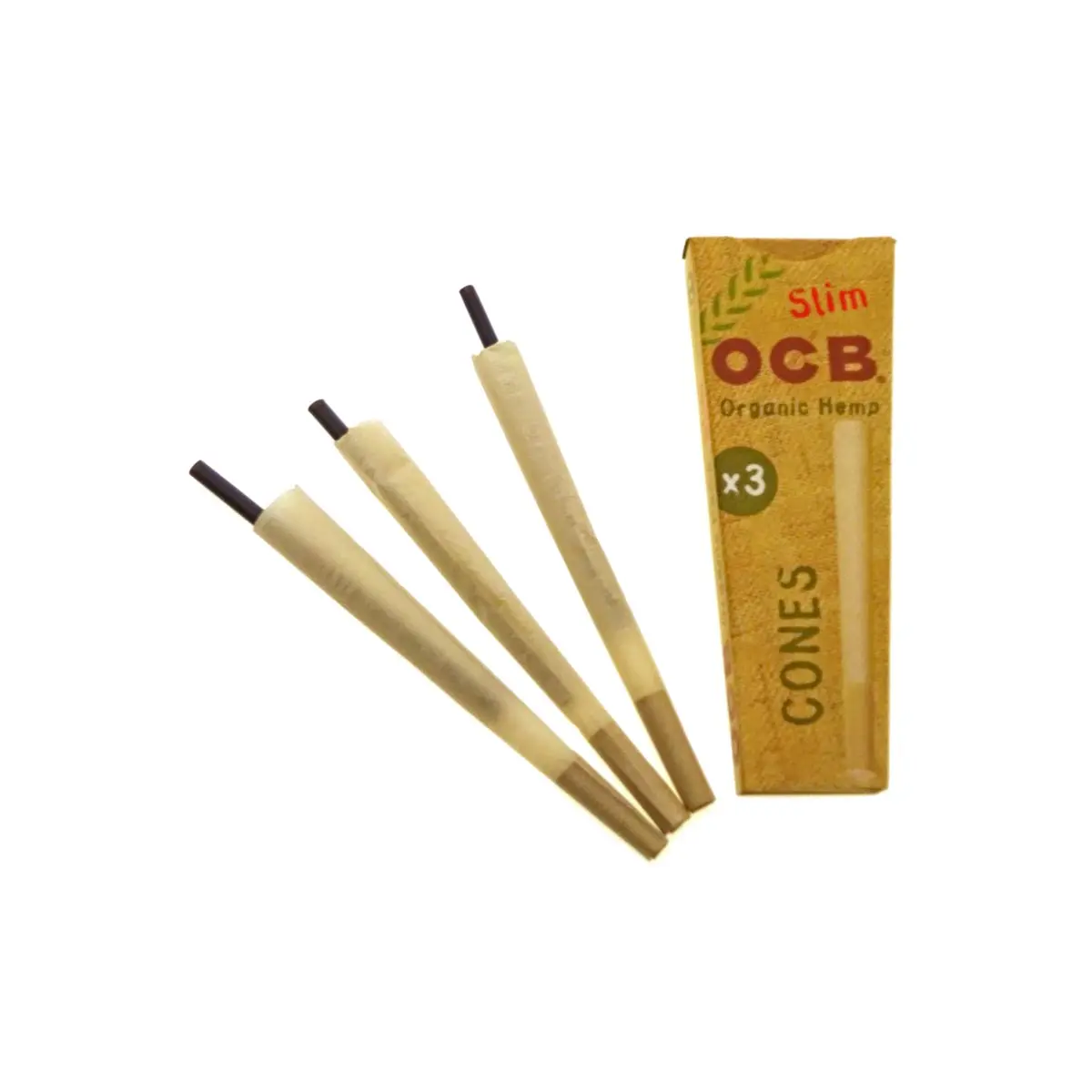 OCB Cones Organic - conos orgánicos de cáñamo Slim