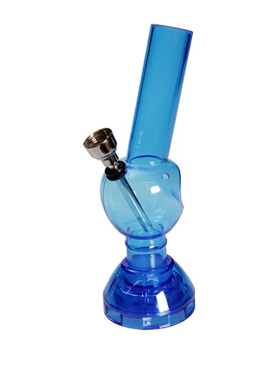 Mini Bong acrílico + molinillo 17cm "Cone"