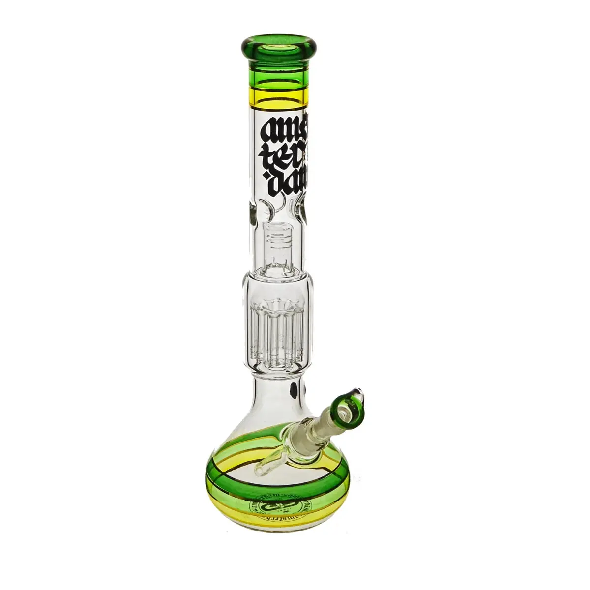Bong de vidrio Amsterdam Roots - Rasta holandés