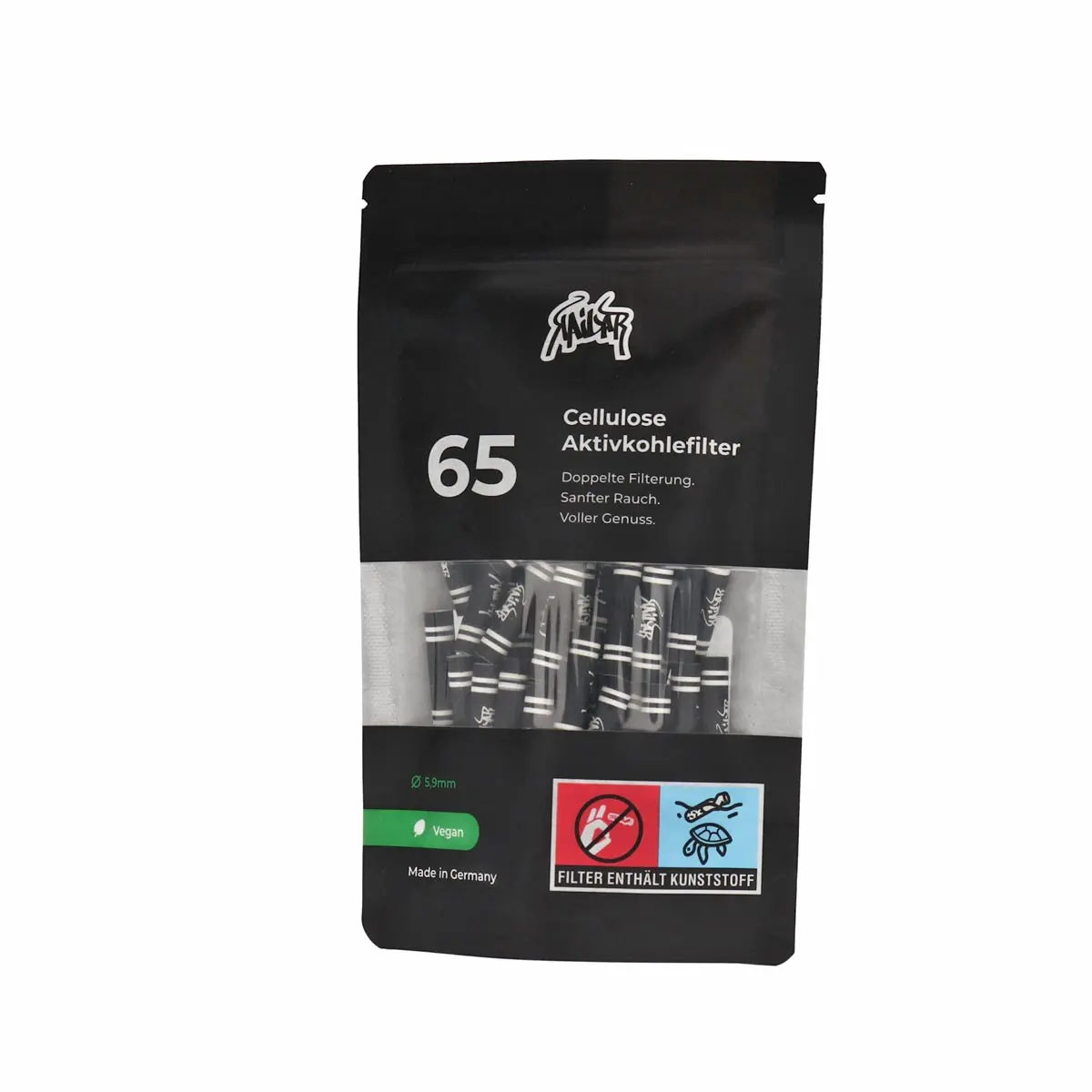 Filtro de carbón activado de celulosa Kailar de 5,9 mm - 65x