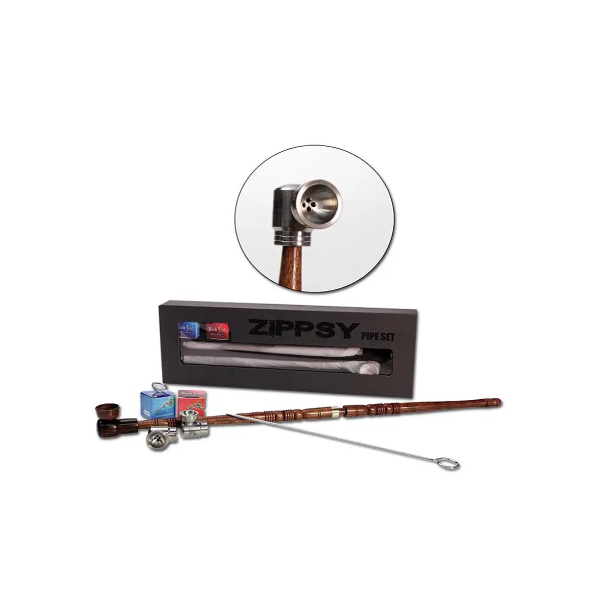 Set de pipa Zippsy Titanium 41cm