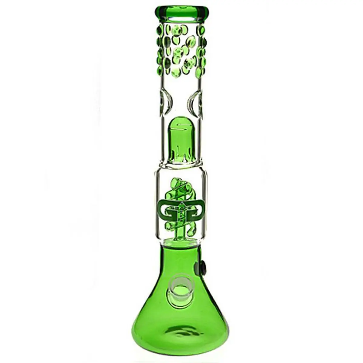 Grace bong de cristal "Lewd Green Lucy" 35cm