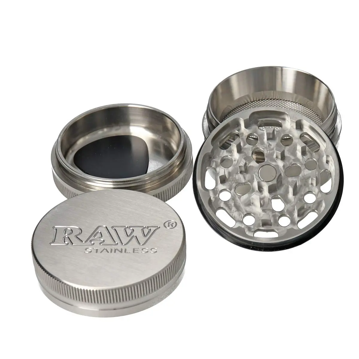 Grinder RAW Acero Inoxidable 4 Partes 50 mm