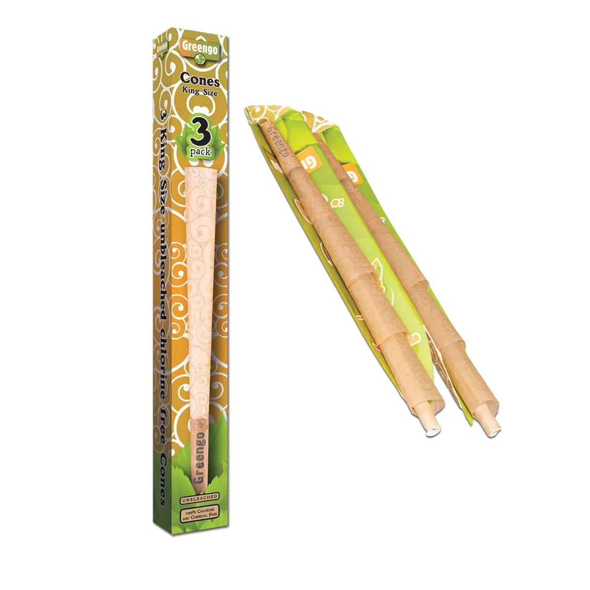 Greengo Cones sin blanquear