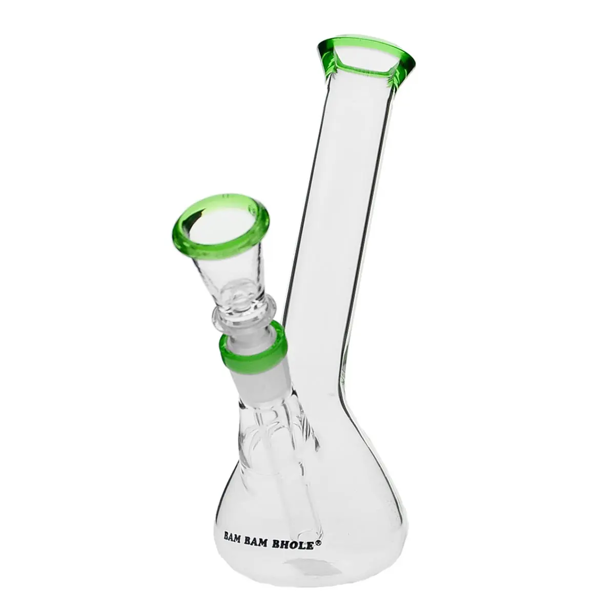 Bong de cristal Mini Green Smoke - 14,5