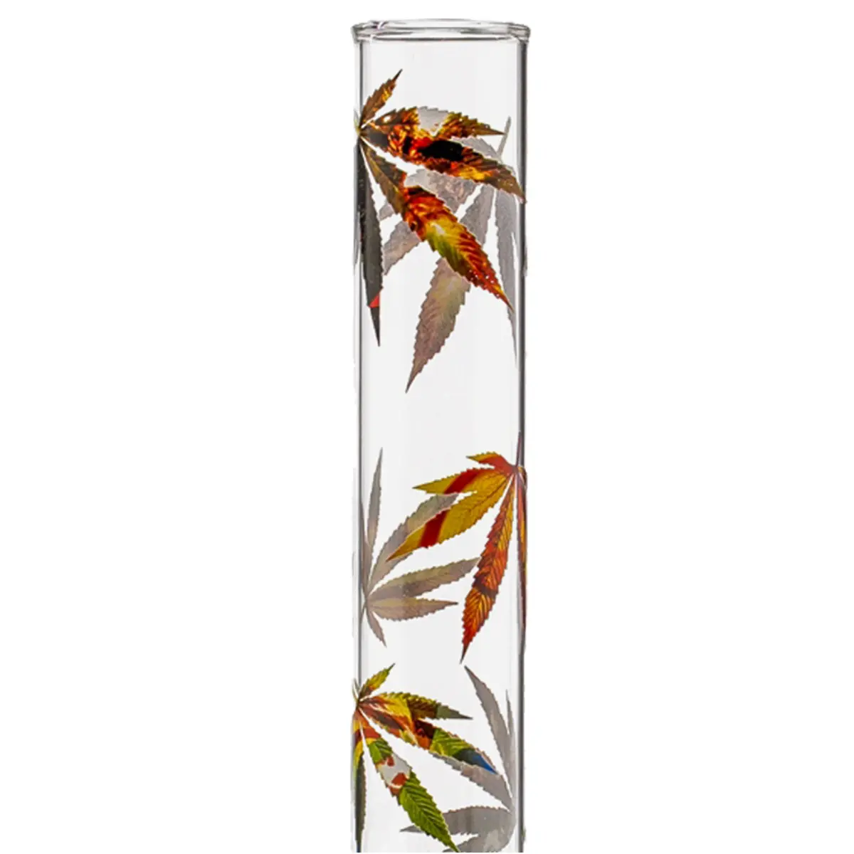 Bong de cristal hojas de maría Multi Leaf 35cm