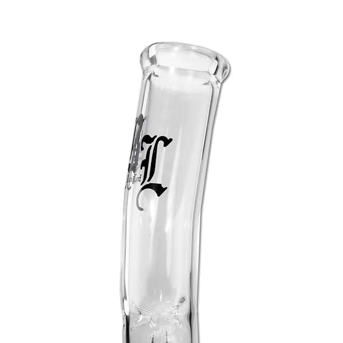 Bong de hielo Black Leaf con percolador de 4 brazos 33 cm
