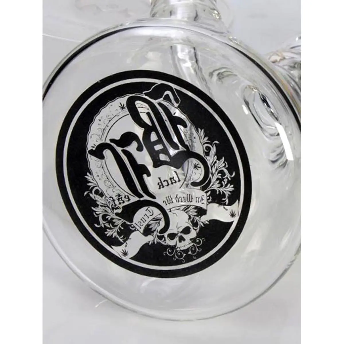 Black Leaf 9mm Bong "Sölid Smökynator" rojo/amarillo
