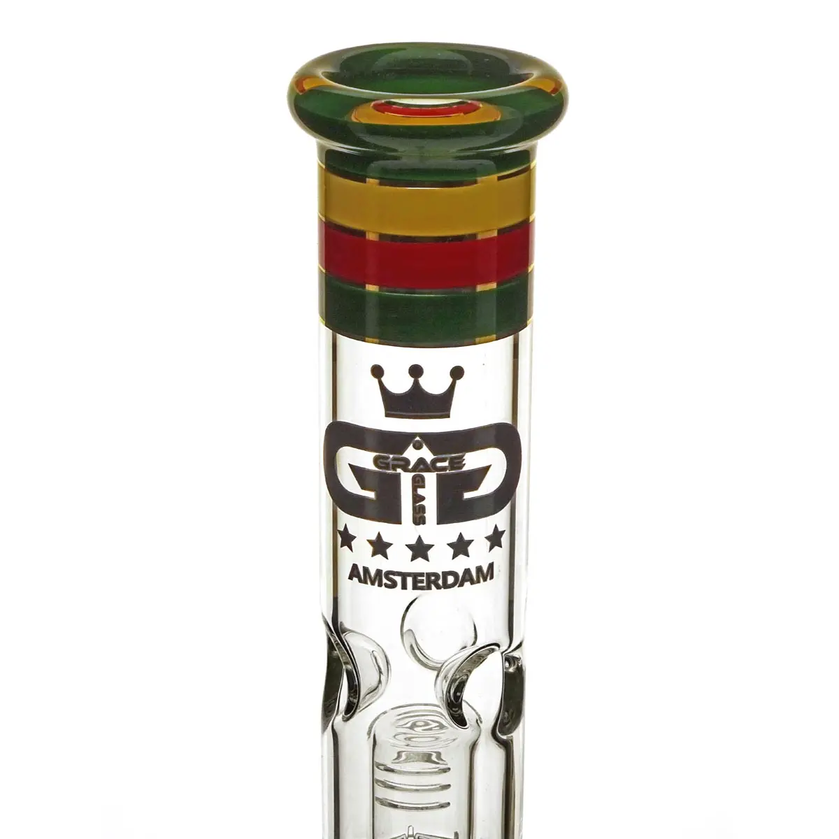 Grace Glass 10-arm Perc Bong Rasta Dream