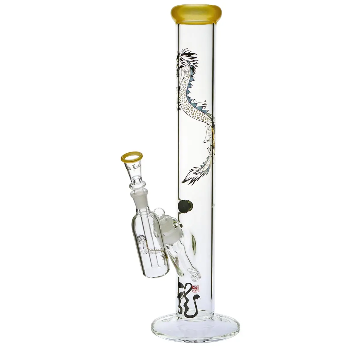 Black Leaf Bong GTI Golden Dragon recto