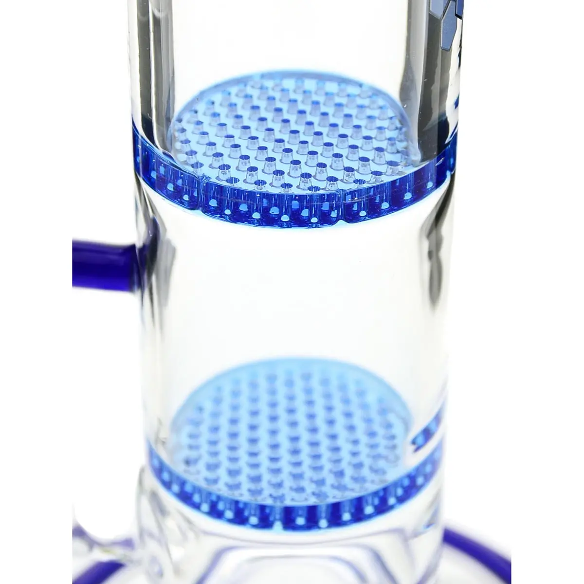 Black Leaf bong "Double Colored Honey Comb" 36cm