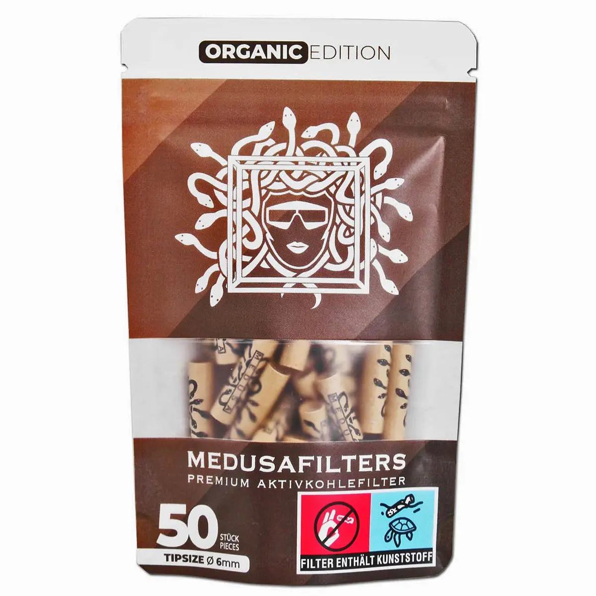 Filtro de carbón activado Medusa 6mm