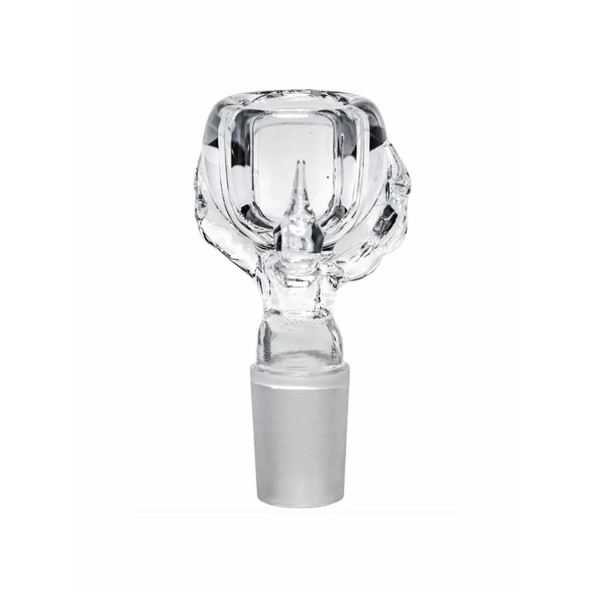 Cazoleta de vidrio con garra 18,8 transparente