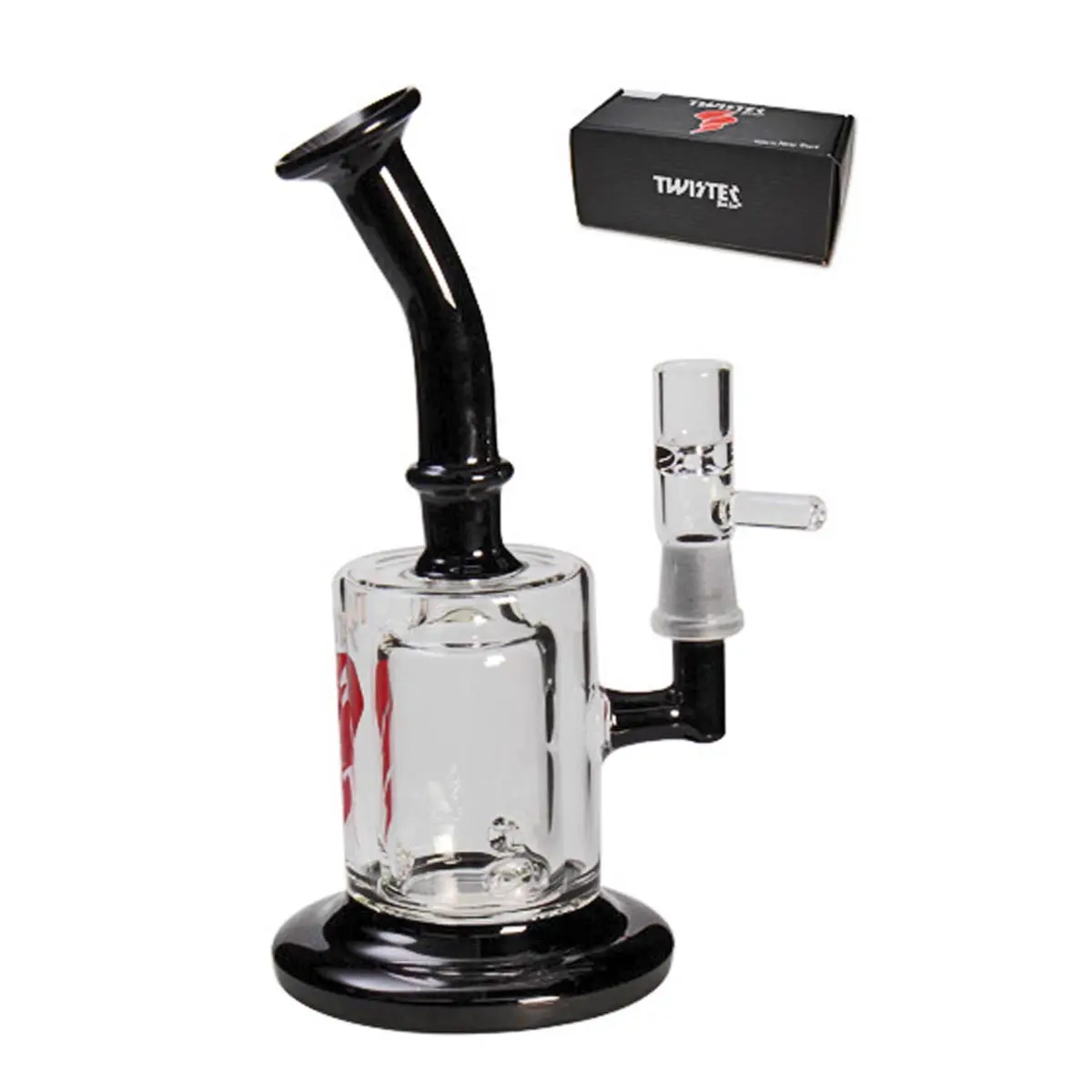 Bong de vidrio Black Leaf Twister 14.5