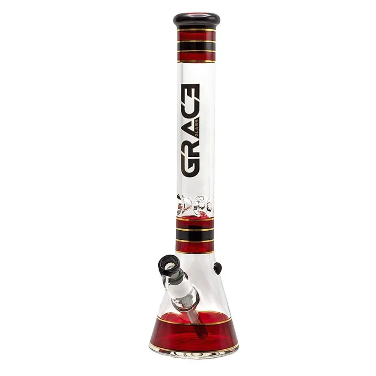 Grace Glass 'Classic Beaker' 18,8 - rojo