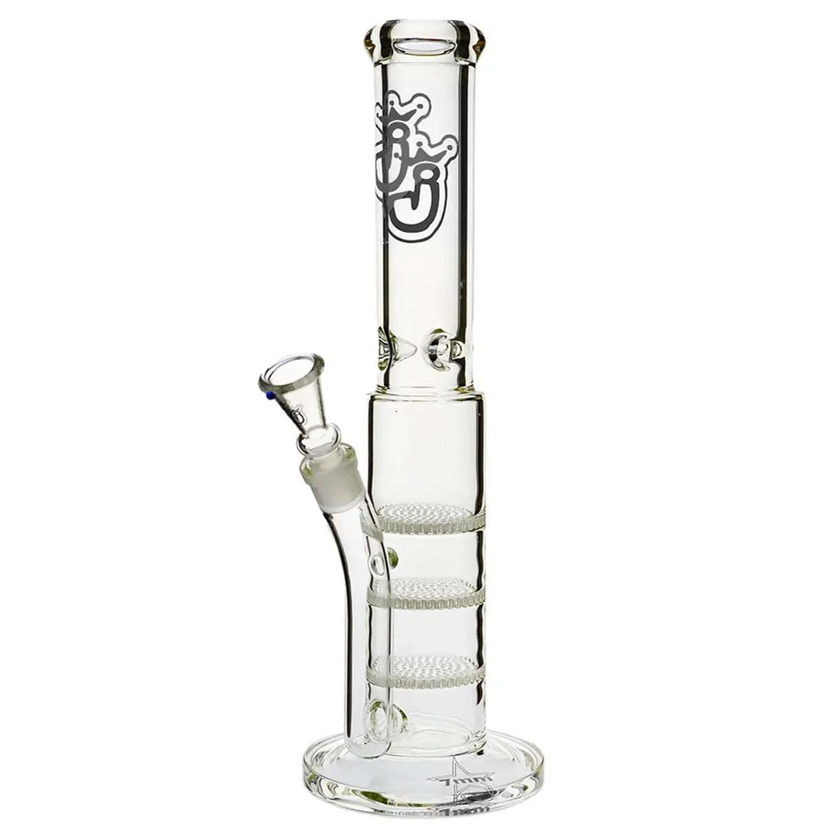 Jelly Joker Bong de cristal "Triple Honeycomb" 7mm