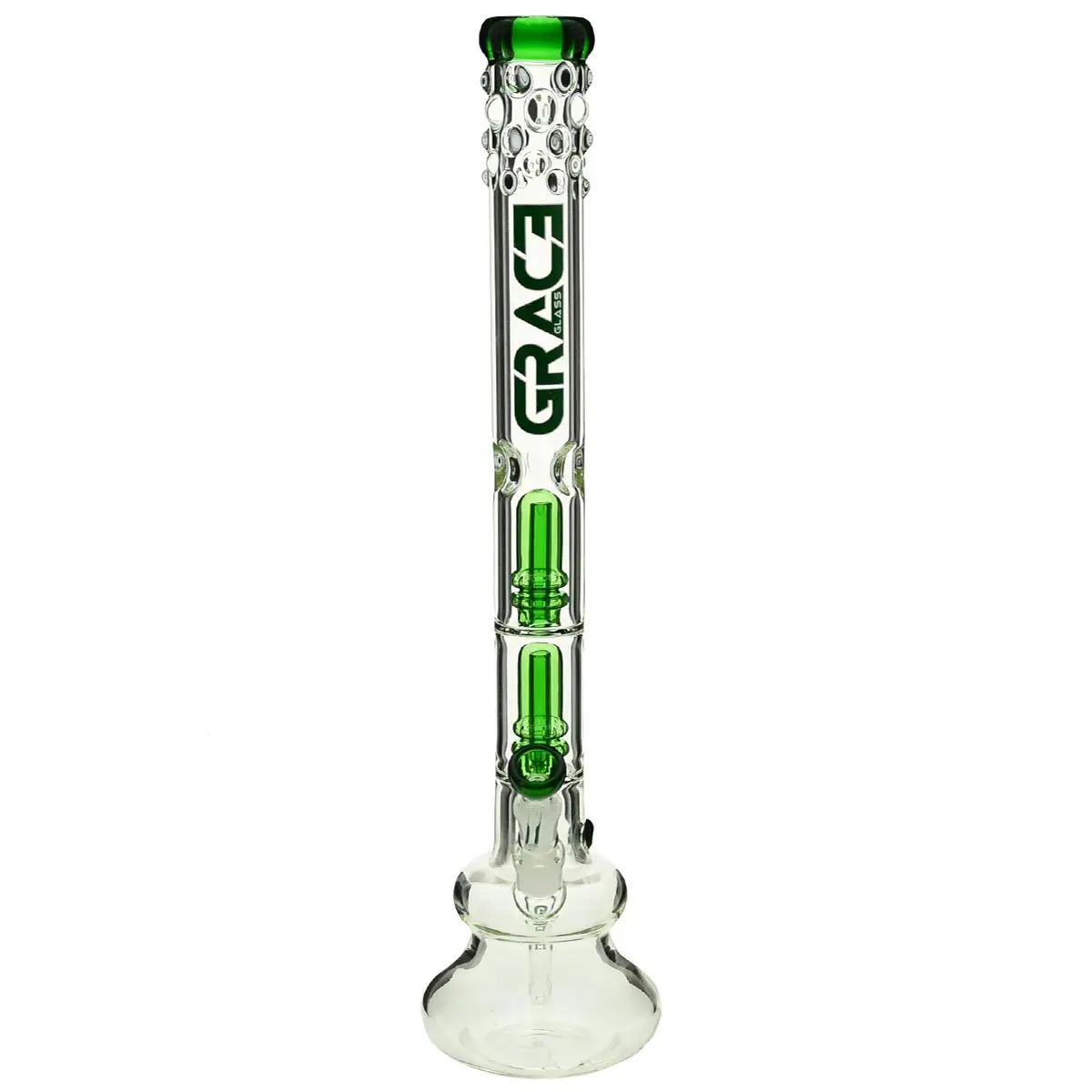 Grace Glass Bong "Green Appetent April" 56cm