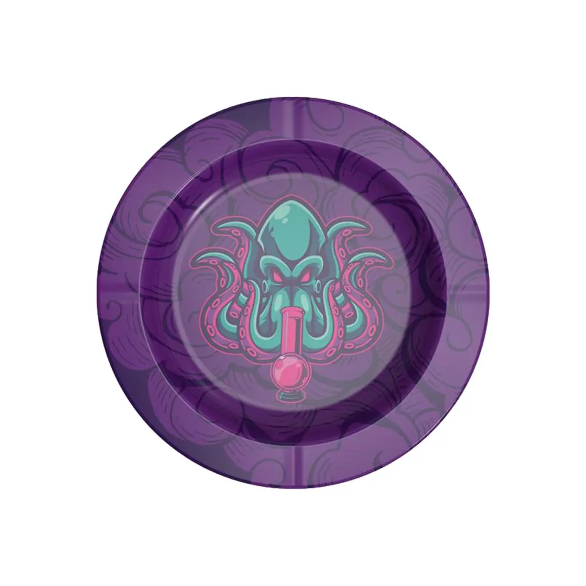 Cenicero de metal Octopus