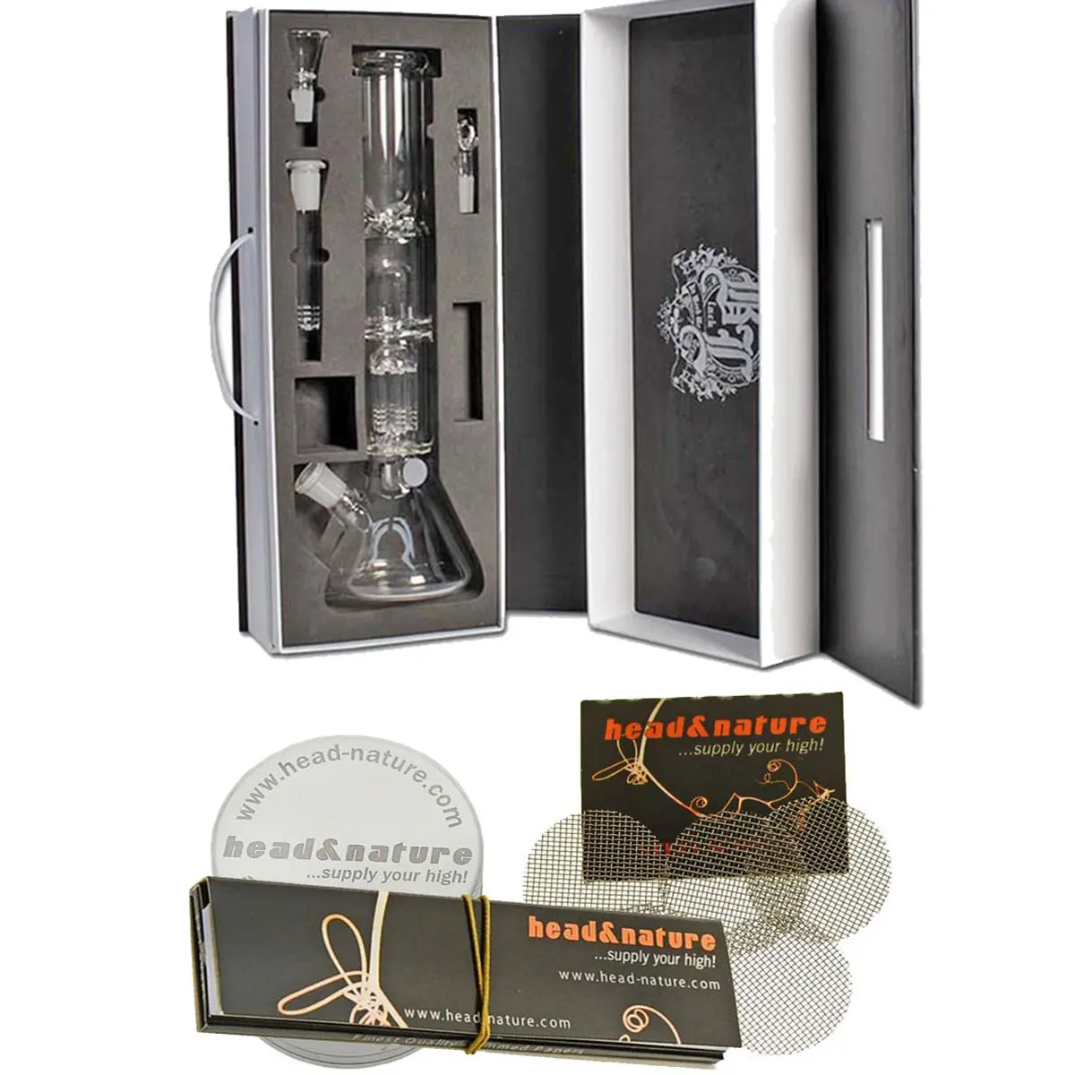 Black Leaf set con Perc para Hierba / Líquidos