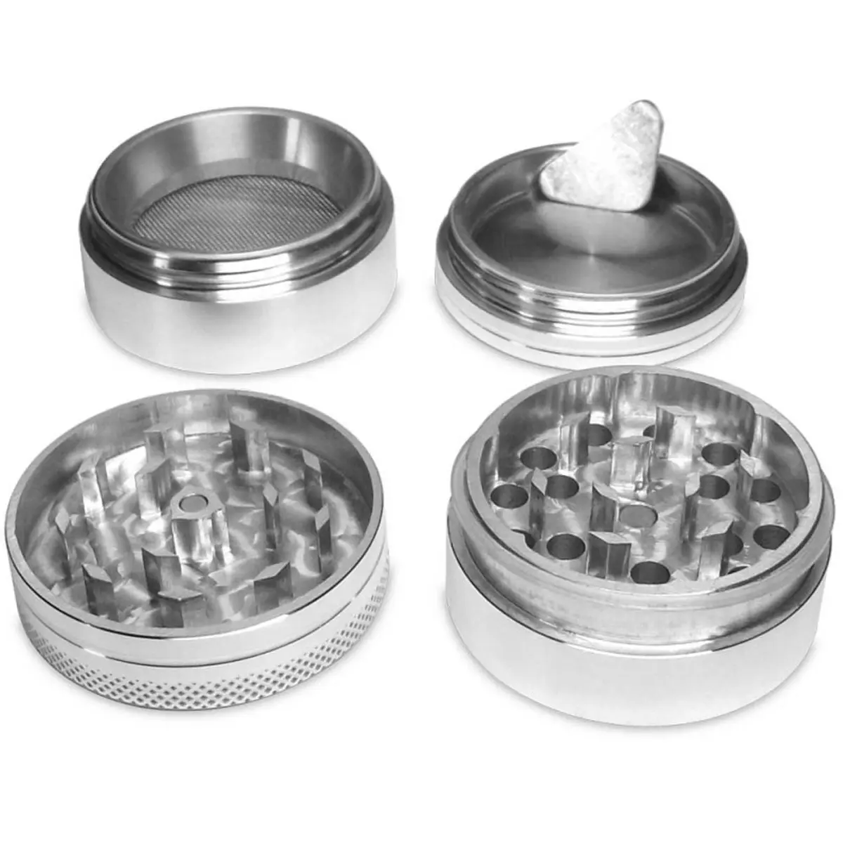 Grinder con tamiz aluminio 40mm