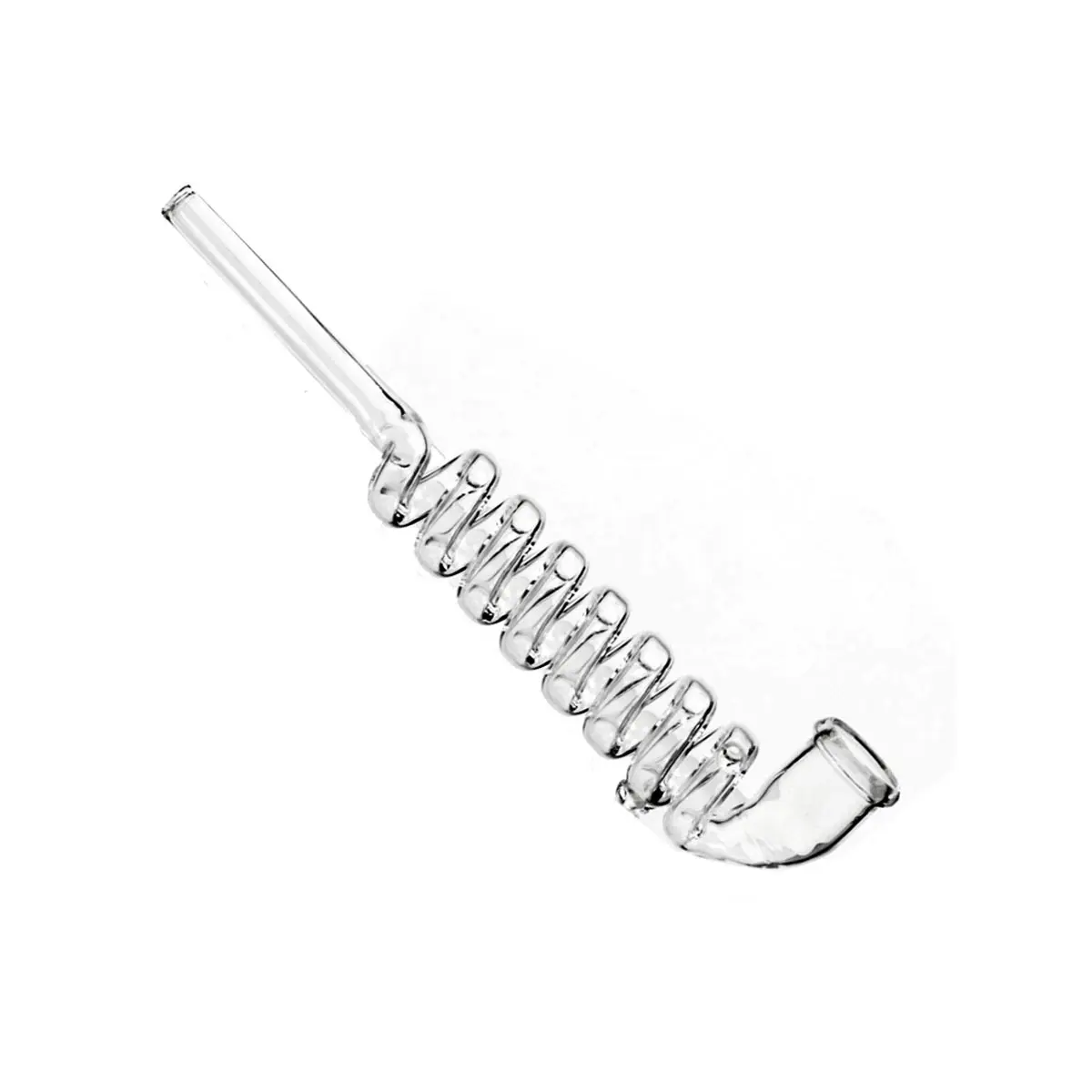 Pipa de vidrio 'Spiral' 17cm