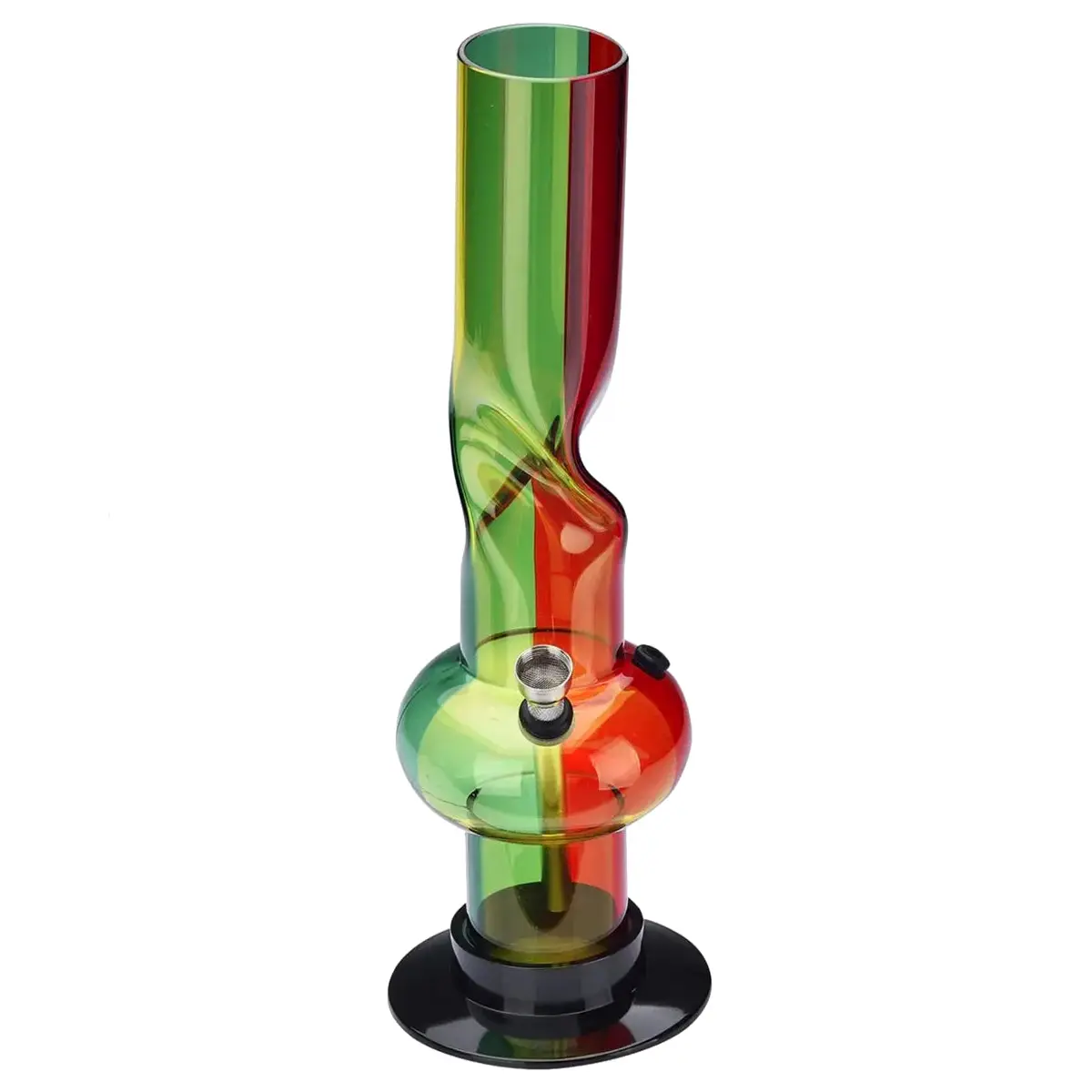 Champ High 'Twist Rasta' Bong de Hielo de Acrílico 31cm