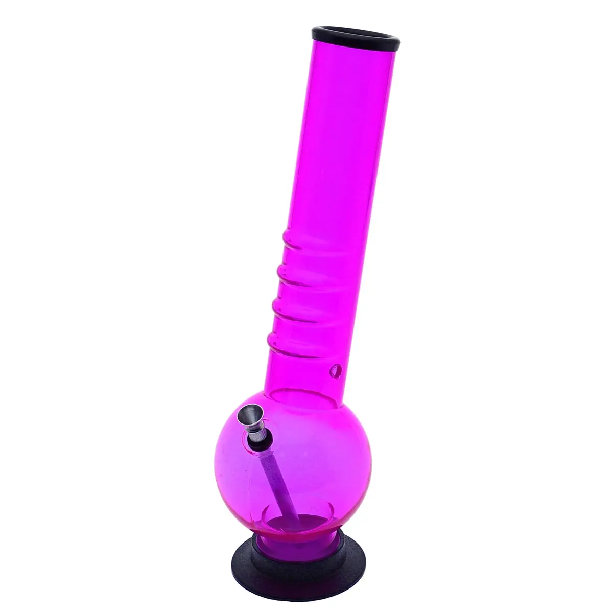 Bong acrílico con bola 37 cm