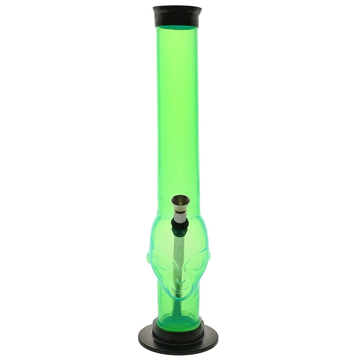 Bong de acrílico fluorescente "Alien Buddy" 30 cm