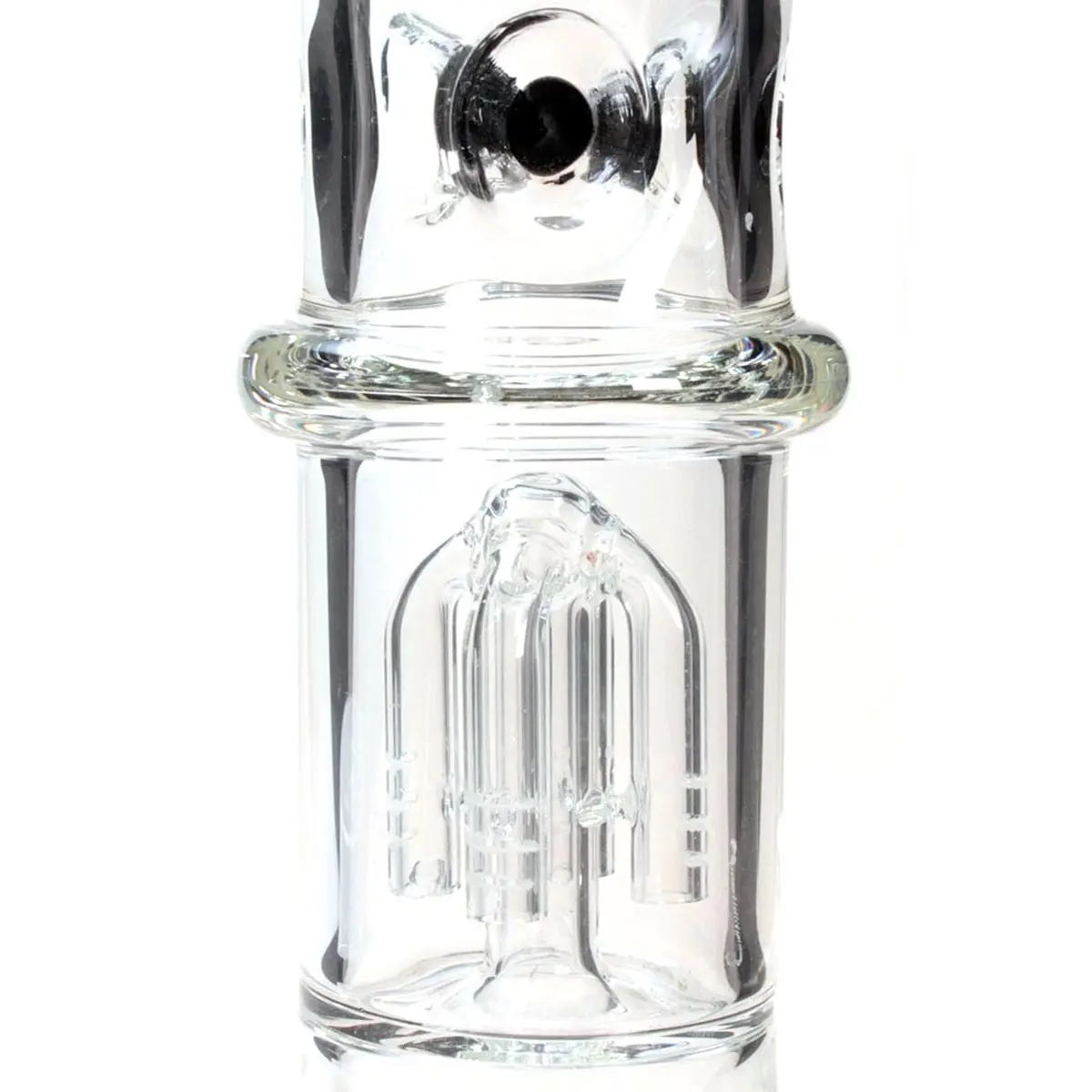 Black Leaf Percolatorbong 4-Arm schwarz