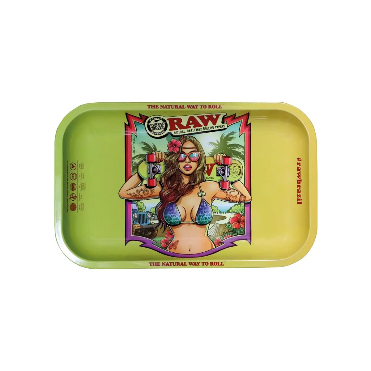 Raw Rolling Tray bandeja de liar  Small Brasil 2
