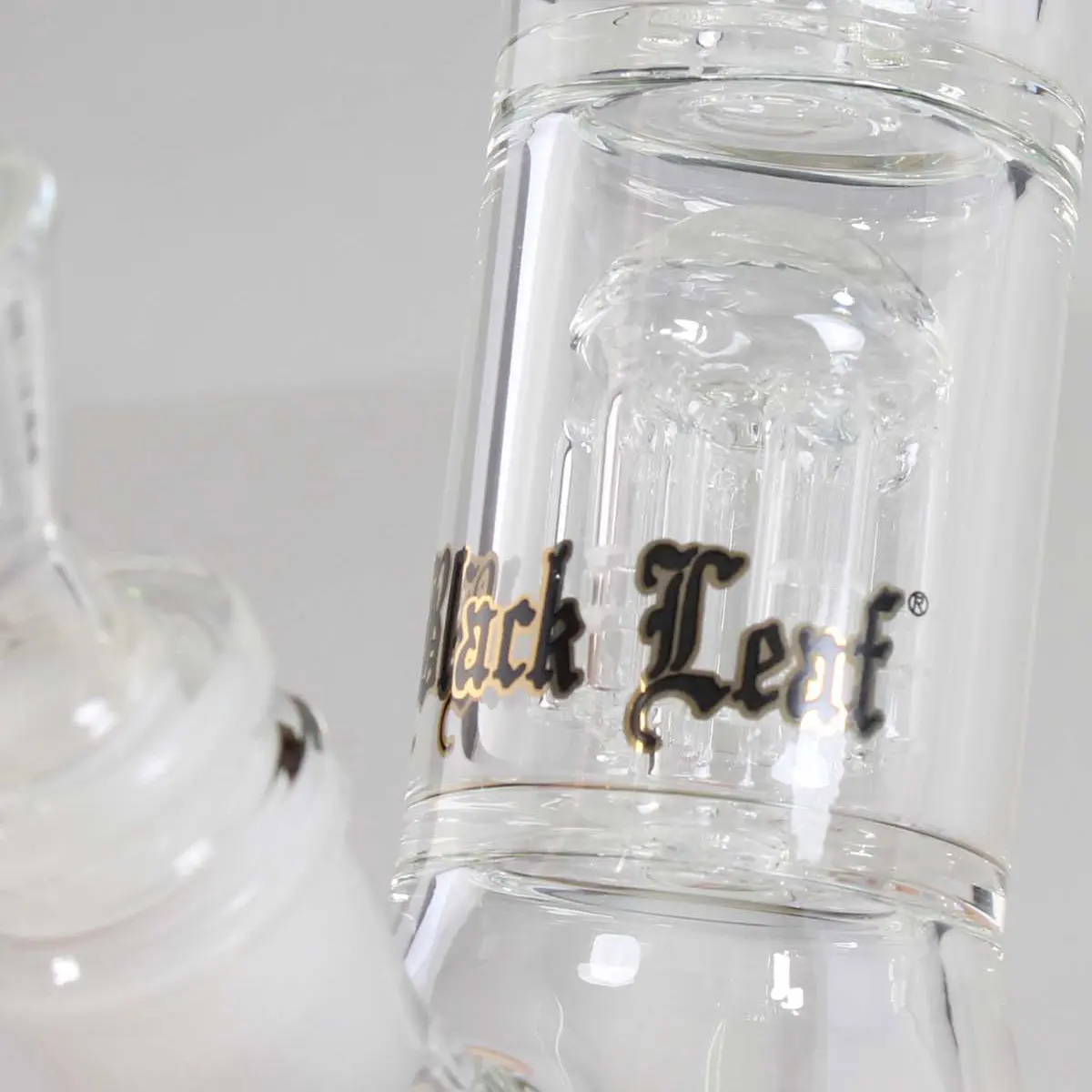 Bong de hielo Black Leaf con doble perc 31 cm