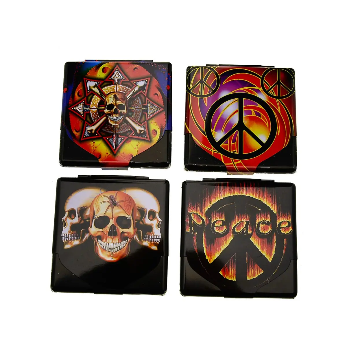 Estuche para papel de fumar "Canna Rock" 9x9cm