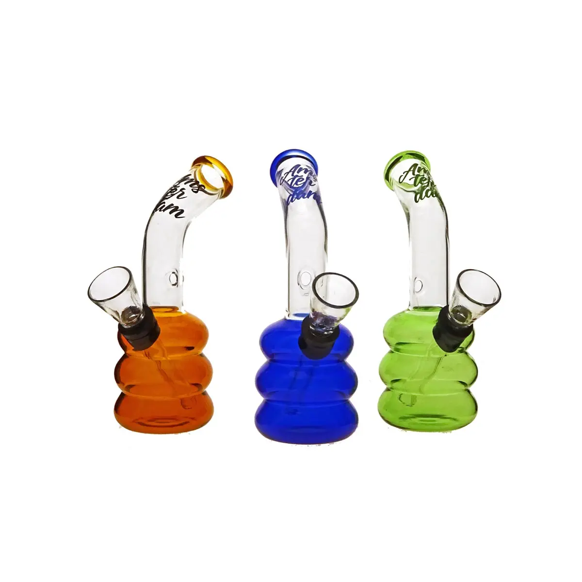 Mini Pipa de cristal Amsterdam 12cm - Neumáticos