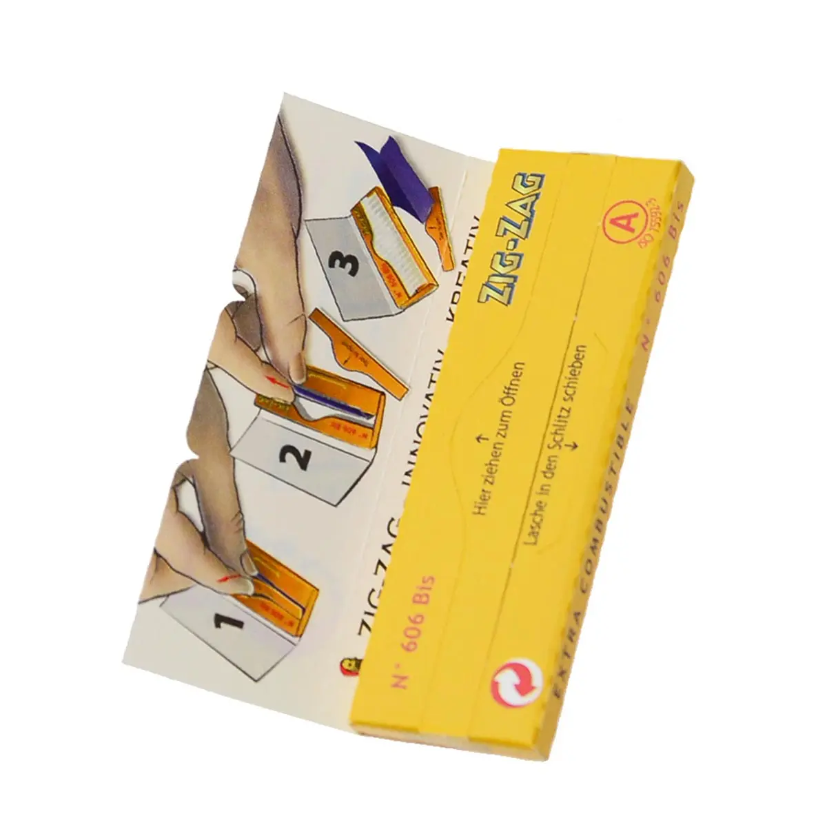 Zig Zag "Le Zouave - 606" amarillo - 50 papeles