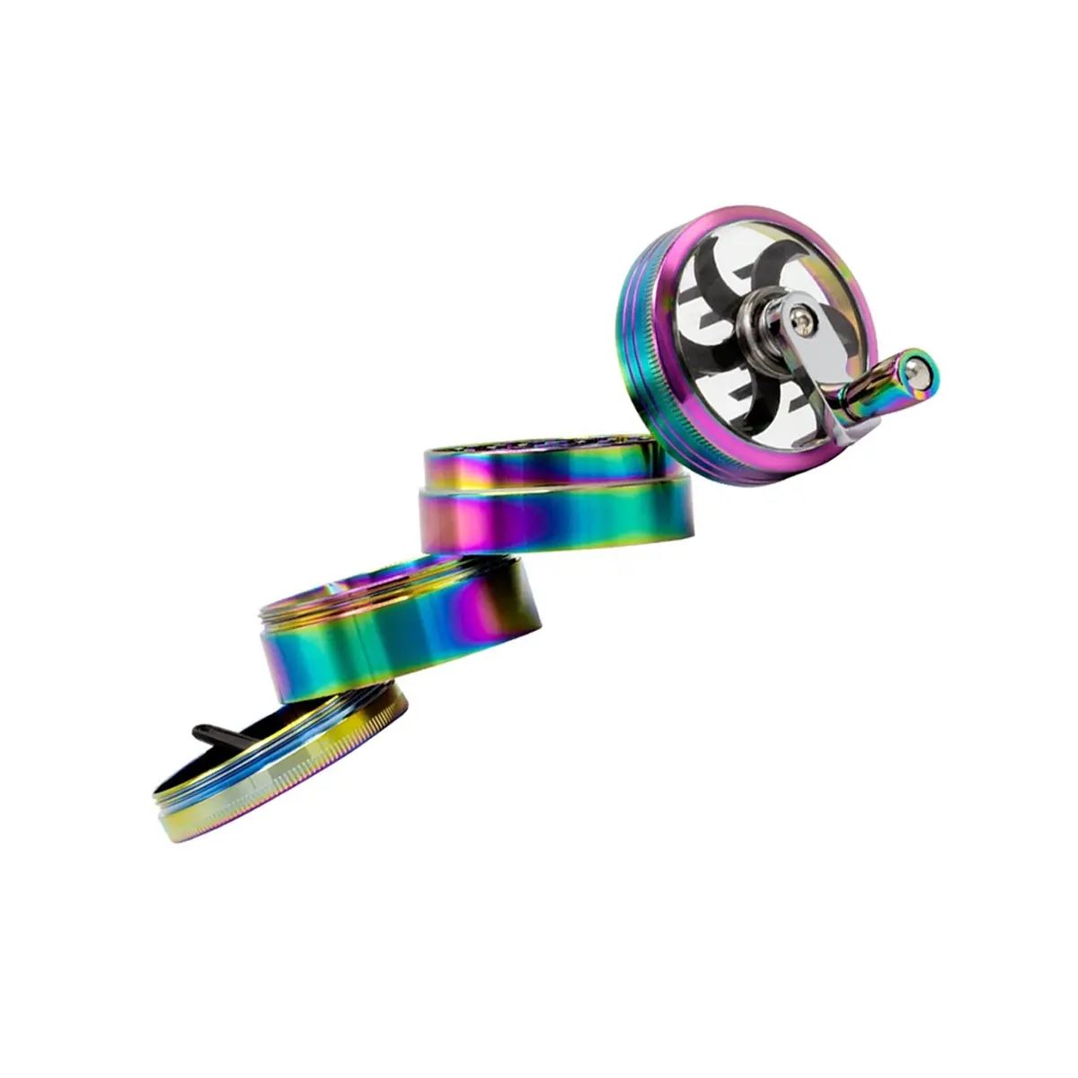 Grace Glass Amsterdam Molino de manivela - arco iris 53mm